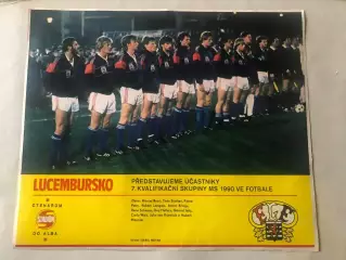 Stadion постер Люксембург 1990