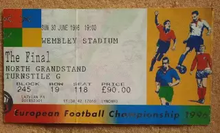 Германия - Чехия 30.06.1996 ФИНАЛ Чемпионат Европы 1996 года Англия
