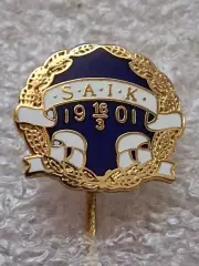 SAIK САИК Швеция ВЛ старый оригинал отличный знак эмаль