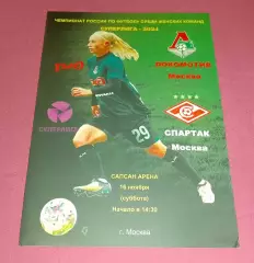ЖФК Локомотив Москва - ЖФК Спартак Москва 16-11-2024