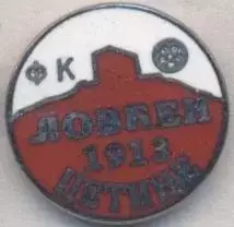 футбол.клуб Ловчен (Чорногорія)1 ЕМАЛЬ /Lovcen Cetinje,Montenegro football badge
