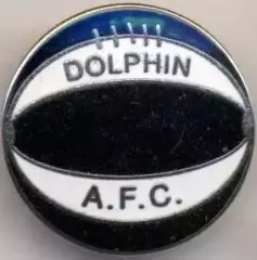 футбол.клуб Долфін (Ірландія) ЕМАЛЬ/Dolphin AFC,Rep.Ireland football replica pin