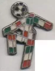 Чемп-т Світу ЧС-1990 талісман офіц. ЕМАЛЬ /World cup 1990 Italy mascot pin badge