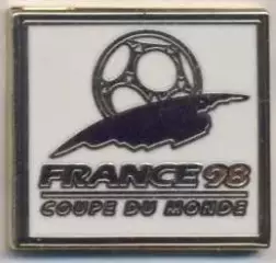 Чемп-т Світу ЧС-1998 емблема ЕМАЛЬ / World cup 1998 France logo enamel pin badge