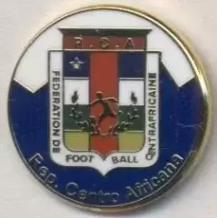 ЦАР,федерація футболу,№4 ЕМАЛЬ /Central African Republic football federation pin