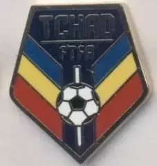 Чад, федерація футболу,№2 ЕМАЛЬ /Chad football federation assn. enamel pin badge