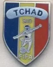 Чад, федерація футболу,№4 ЕМАЛЬ /Chad football federation assn. enamel pin badge