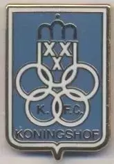 футбол.клуб Конінгсхоф (Бельгія)3 ЕМАЛЬ/FC Koningshof,Belgium football pin badge