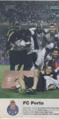 постер А4 футбол Порту (Португалія) 2012 / FC Porto, Portugal football poster