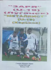 Заря Луганск-Металлист Харьков.3.06.2015.Чемпионат Украины.U-19.