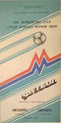 Металлург Запорожье - Динамо Ставрополь 25.04.1988