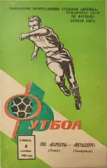 СКА Карпаты Львов - Металлург Запорожье 06.09.1986