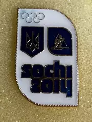 Значок. Олімпіада-2014. НОК УКРАЇНИ. Біатлон..