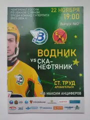 Хоккей с мячом. Водник Архангельск - СКА-Нефтяник Хабаровск 22 ноября 2023