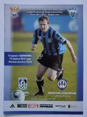 Шинник Ярославль - ФК Нижний Новгород 19 апреля 2012 (М1)