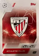 Футбол. Карточка Логотип Athletic Club / Атлетик Бильбао Лига Чемпионов 2025-26