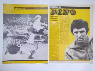 Страницы из журнала Кепеш спорт о чемпионате мира по футболу 1982 год - 2