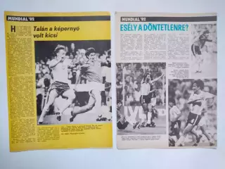 Страницы из журнала Кепеш спорт о чемпионате мира по футболу 1982 год - 3