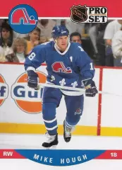 Хоккей. Карточка Mike Hough/Майк Хоу (Quebec Nordiques/Квебек Нордикс) НХЛ / NHL