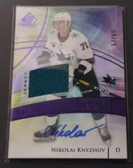 Карточка автограф Николай Кныжов San Jose Sharks/Сан-Хосе Шаркс, СКА НХЛ/NHL/КХЛ