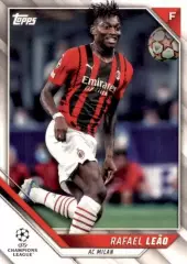 Футбол Карточка Rafael Leao/Рафаэл Леау Милан/Лилль Лига Чемпионов 2021-22 TOPPS