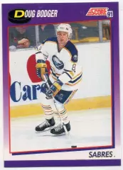 Хоккей. Карточка Doug Bodger/Дуг Боджер (Buffalo Sabres/Баффало Сейбрз) NHL/НХЛ